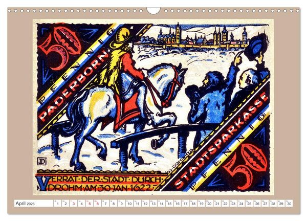 Produktbild: Gru&szlig; aus Paderborn (Wandkalender 2026 DIN A3 quer), CALVENDO Monatskalender