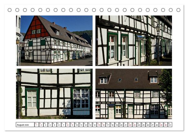 Produktbild: Gartenst&auml;dte im Ruhrgebiet (Tischkalender 2026 DIN A5 quer), CALVENDO Monatskalender