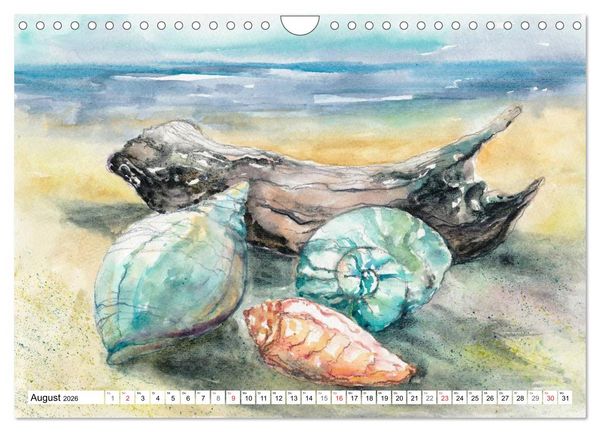 Produktbild: Stillleben Aquarelle (Wandkalender 2026 DIN A4 quer), CALVENDO Monatskalender