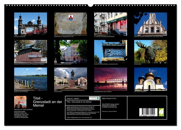 Produktbild: Tilsit - Grenzstadt an der Memel (hochwertiger Premium Wandkalender 2026 DIN A2 quer), Kunstdruck in Hochglanz