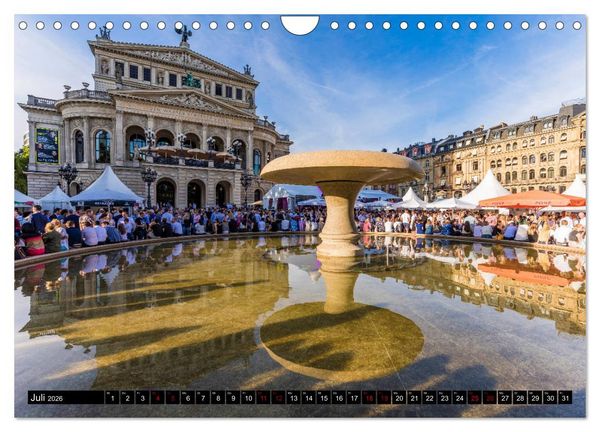 Produktbild: FRANKFURT Impressionen aus Mainhattan (Wandkalender 2026 DIN A4 quer), CALVENDO Monatskalender