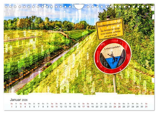 Produktbild: Ruhrpott Art (Wandkalender 2026 DIN A4 quer), CALVENDO Monatskalender