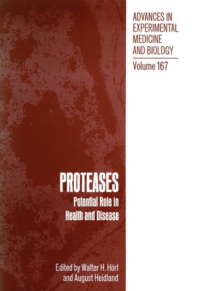 Produktbild: PROTEASES: Potential Role in Health and Disease