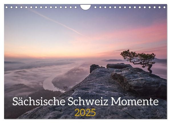 Sächsische Schweiz Momente 2025 (Wandkalender 2025 DIN A4 quer), CALVENDO Monatskalender