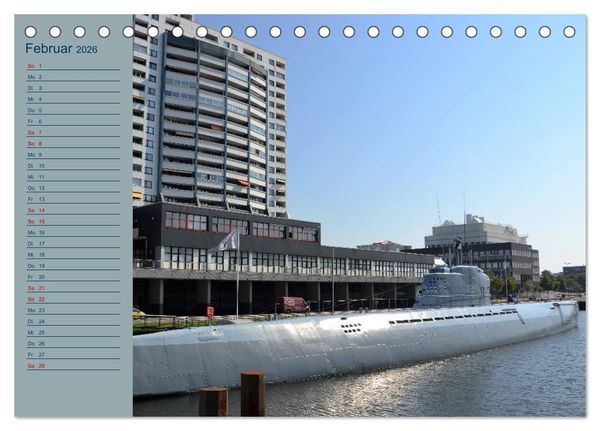 Produktbild: BREMERHAVEN - 2026 (Tischkalender 2026 DIN A5 quer), CALVENDO Monatskalender