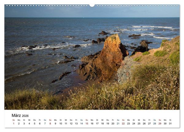 Produktbild: Vend&eacute;e - Bilder von der C&ocirc;te de Lumi&egrave;re (Wandkalender 2026 DIN A2 quer), CALVENDO Monatskalender