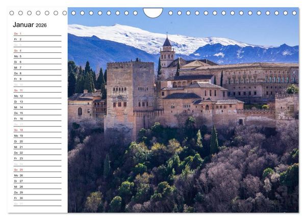 Produktbild: Andalusien (Wandkalender 2026 DIN A4 quer), CALVENDO Monatskalender