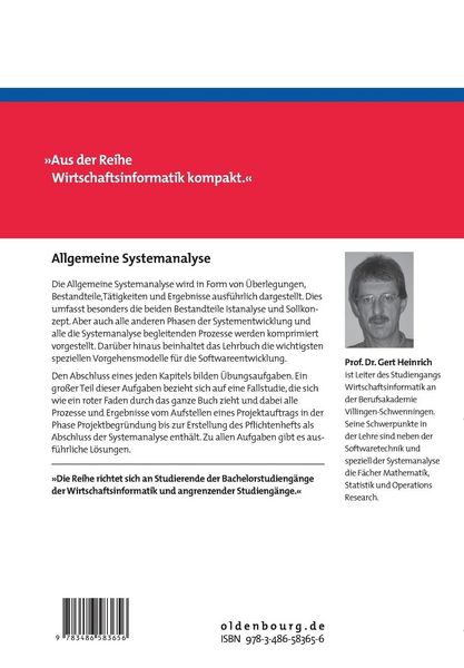 Produktbild: Allgemeine Systemanalyse