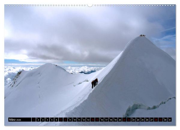 Produktbild: Monte Rosa Classic - Die klassische Tour um das Monte Rosa Massiv (Wandkalender 2026 DIN A2 quer), CALVENDO Monatskalender
