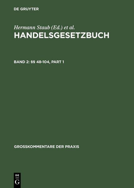 Produktbild: &sect;&sect; 48-104