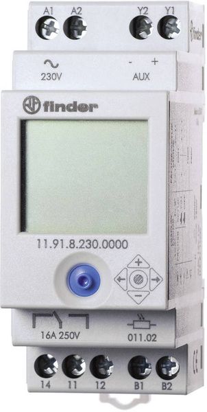 Finder Dämmerungsschalter 1 St. 11.91.8.230.0000 Betriebsspannung:230 V/AC Empfindlichkeit Licht: 2 - 150 lx