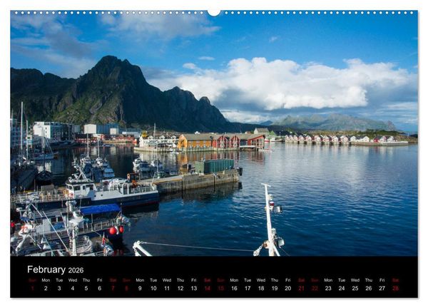 Produktbild: The magical Lofoten Islands (High Quality Premium Wall Calendar 2026 DIN A2 landscape),CALVENDO 12 Month Wall Calendar