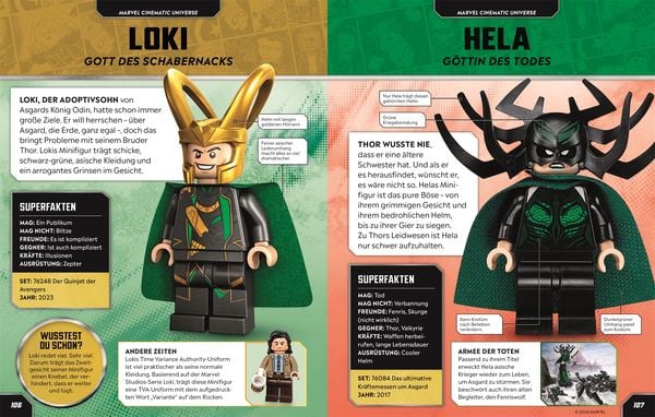 Produktbild: LEGO® Marvel Lexikon der Minifiguren