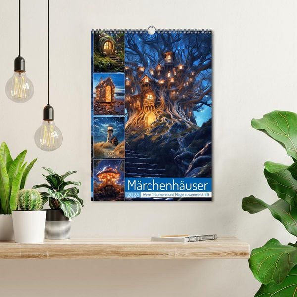 Produktbild: M&auml;rchenh&auml;user (Wandkalender 2026 DIN A3 hoch), CALVENDO Monatskalender