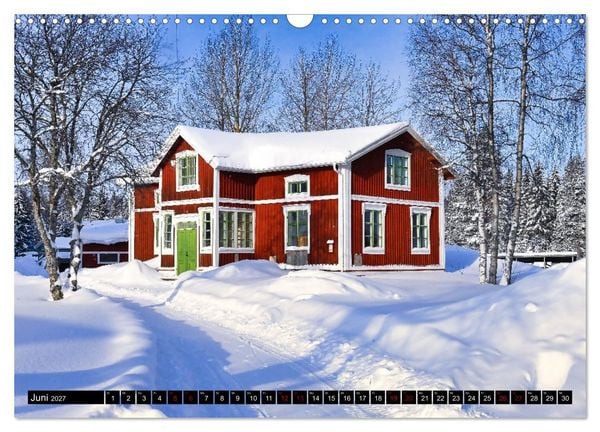 Produktbild: Lulea - Wintertraum in Schwedisch Lappland (Wandkalender 2027 DIN A3 quer), CALVENDO Monatskalender