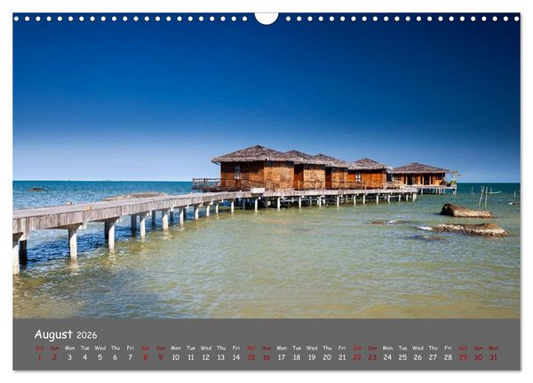 Produktbild: Vietnam`s most beautiful beaches (Wall Calendar 2026 DIN A3 landscape), CALVENDO 12 Month Wall Calendar