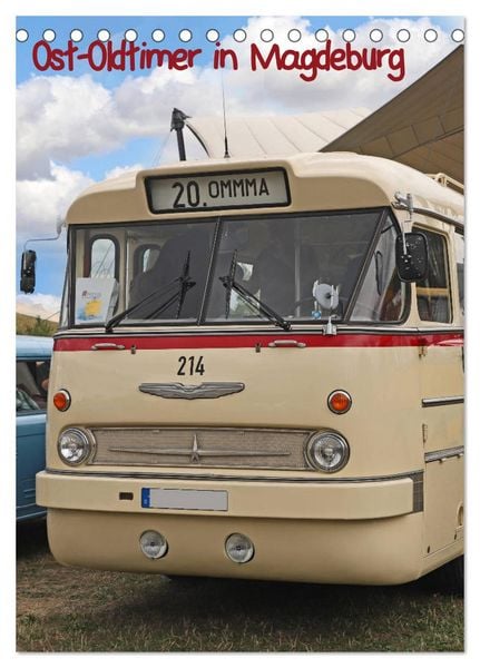 Produktbild: Ost-Oldtimer in Magdeburg (Tischkalender 2026 DIN A5 hoch), CALVENDO Monatskalender