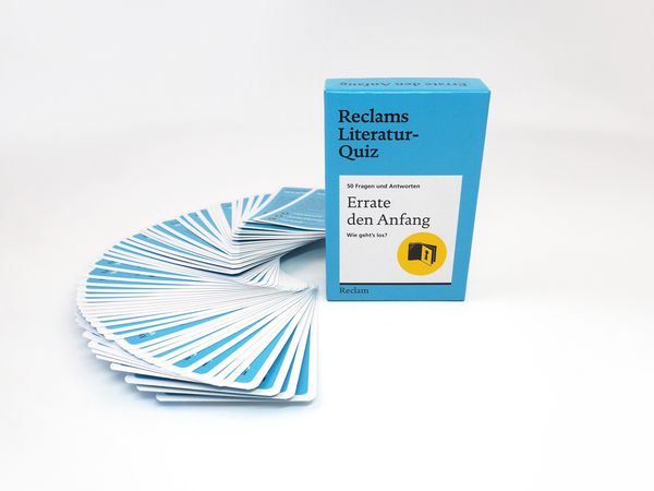 Produktbild: Errate den Anfang. Wie geht&rsquo;s los? 50 Fragen und Antworten f&uuml;r B&uuml;chermenschen