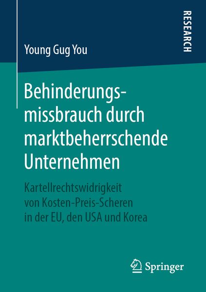 Produktbild: Behinderungsmissbrauch durch marktbeherrschende Unternehmen
