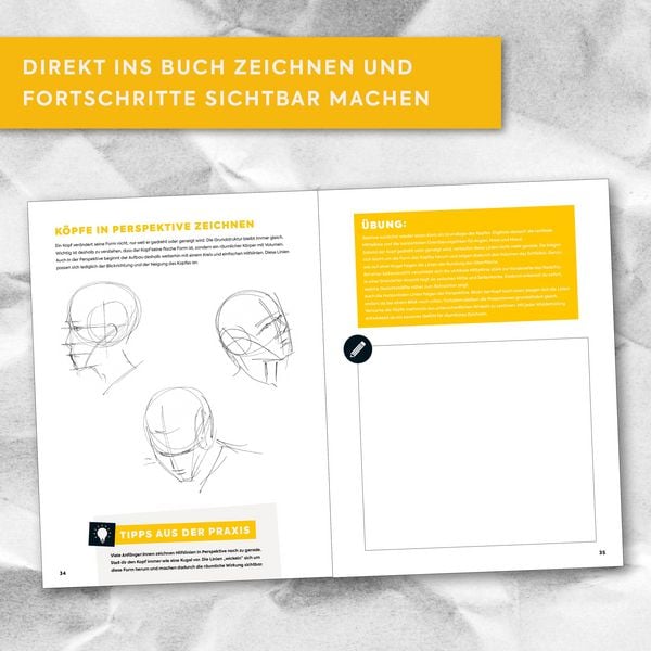 Produktbild: Richtig Zeichnen lernen Menschen. &Uuml;bungsbuch