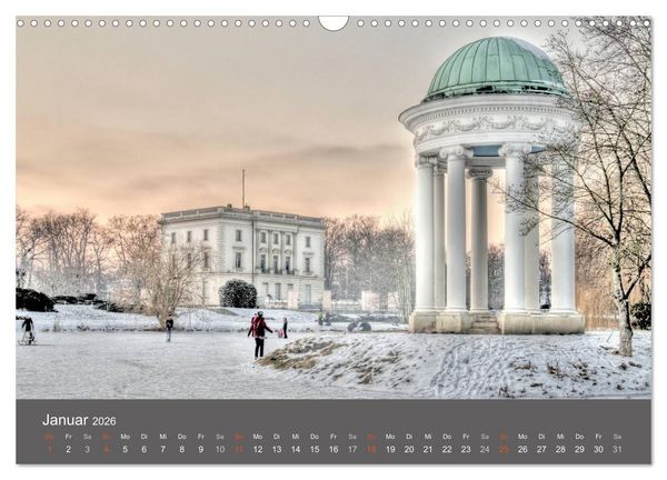 Produktbild: Leipzig - Parks und Landschaften (Wandkalender 2026 DIN A3 quer), CALVENDO Monatskalender
