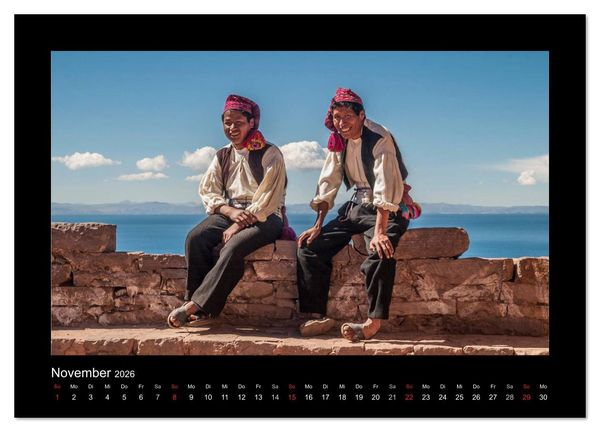 Produktbild: Peru, die Inkas und ihre Ahnen (hochwertiger Premium Wandkalender 2026 DIN A2 quer), Kunstdruck in Hochglanz