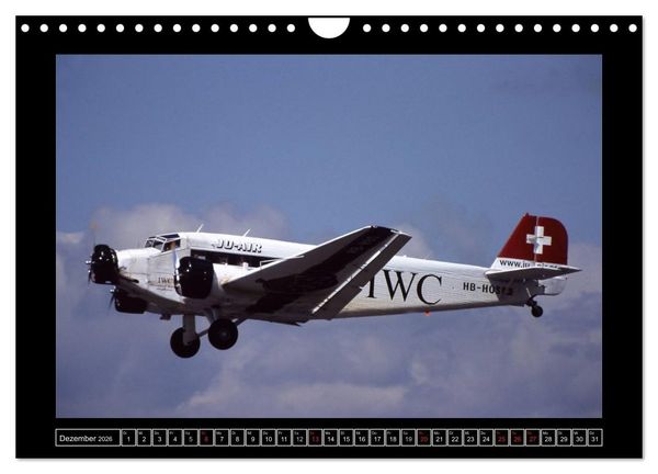 Produktbild: JU-AIR Ju-52 (Wandkalender 2026 DIN A4 quer), CALVENDO Monatskalender