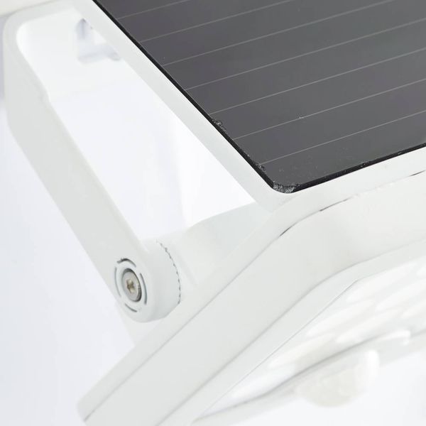 Produktbild: Brilliant Luton G40420/05 Solar-Au&szlig;enwandleuchte mit Bewegungsmelder LED 4W Wei&szlig;