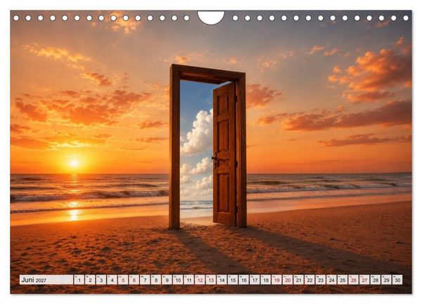 Produktbild: Fantastische Illusionen - Mystischer Kunstkalender (Wandkalender 2027 DIN A4 quer), CALVENDO Monatskalender