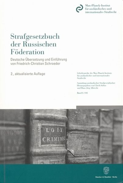 Produktbild: Strafgesetzbuch der Russischen F&ouml;deration.