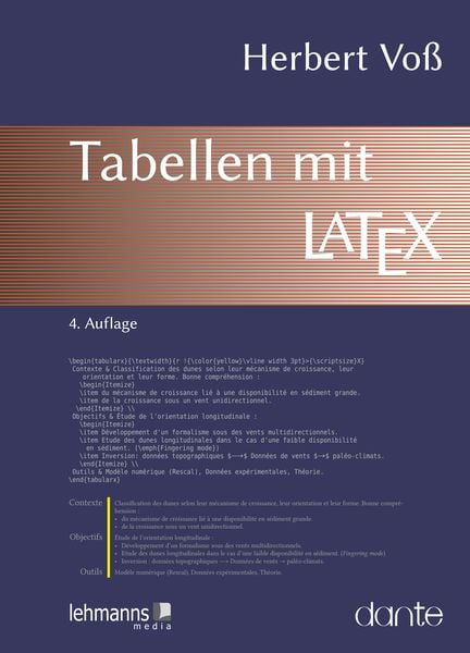 Produktbild: Tabellen mit LaTeX