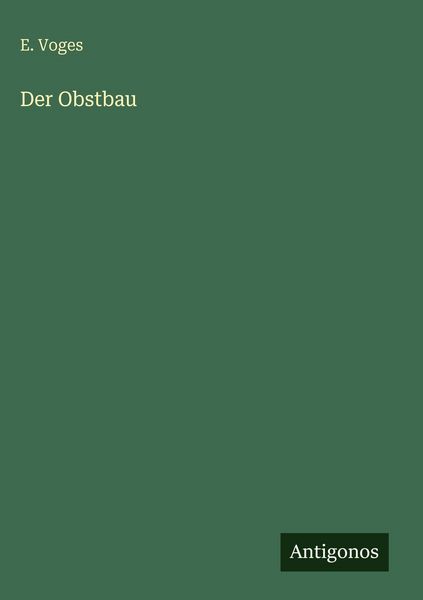 Produktbild: Der Obstbau