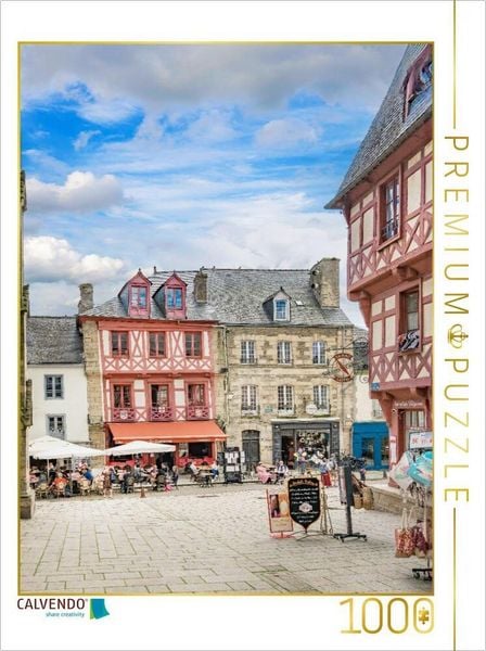 Produktbild: CALVENDO Puzzle Vieille ville historique de Josselin | 1000 Teile Lege-Gr&ouml;&szlig;e 64x48cm Foto-Puzzle f&uuml;r gl&uuml;ckliche Stunden