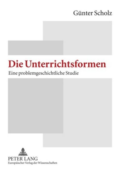 Produktbild: Die Unterrichtsformen