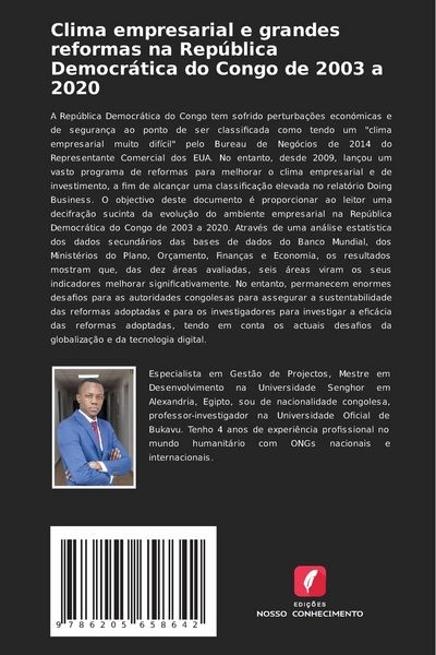Produktbild: Clima empresarial e grandes reformas na Rep&uacute;blica Democr&aacute;tica do Congo de 2003 a 2020