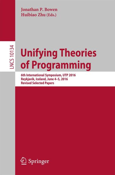Produktbild: Unifying Theories of Programming