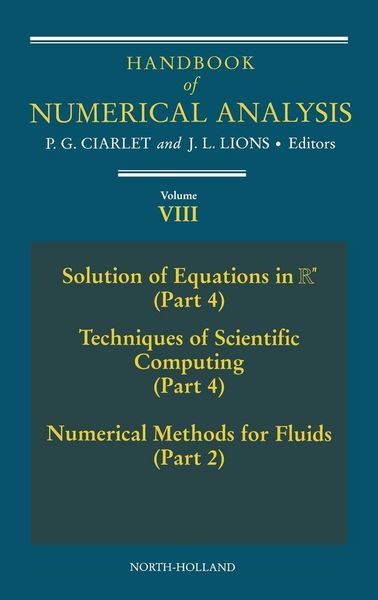 Produktbild: Handbook of Numerical Analysis, Volume 8