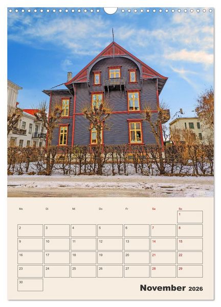 Produktbild: Winterliches Oslo - Terminplaner (Wandkalender 2026 DIN A3 hoch), CALVENDO Monatskalender