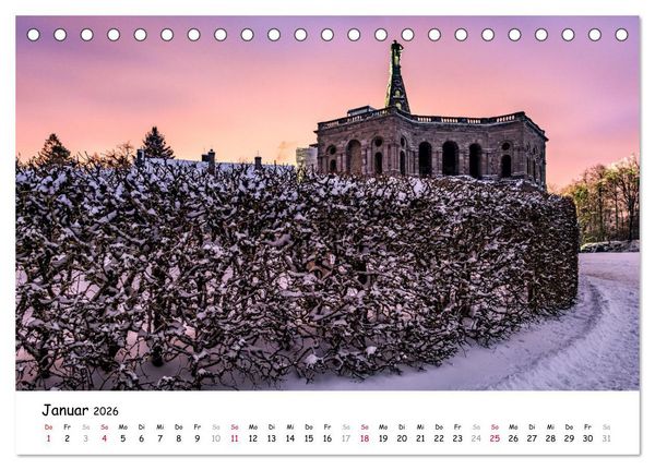 Fotogenes Nordhessen (Tischkalender 2026 DIN A5 quer), CALVENDO Monatskalender