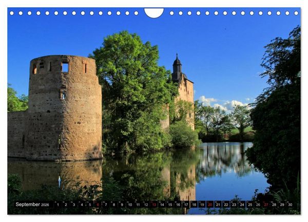 Produktbild: Burgen und Schl&ouml;sser der Eifel (Wandkalender 2026 DIN A4 quer), CALVENDO Monatskalender