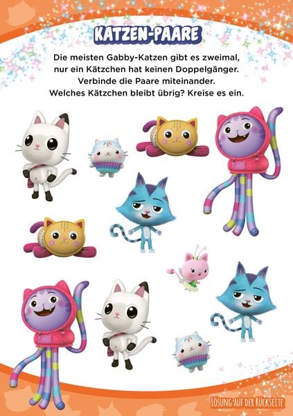 Produktbild: Gabby's Dollhouse: Mein magischer Mal- und Rätselblock