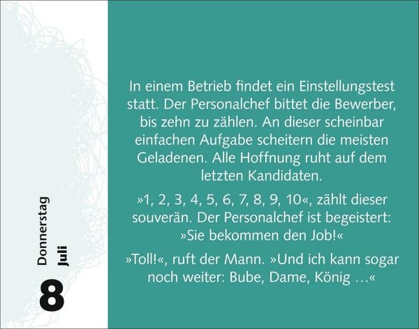 Produktbild: Witzirin Tagesabrei&szlig;kalender 2027 - Diese Packung enth&auml;lt: die lustigsten Witze f&uuml;r die t&auml;gliche Dosis Humor