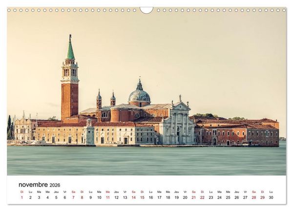 Produktbild: Les merveilles de Venise (Calendrier mural 2026 DIN A3 vertical), CALVENDO calendrier mensuel