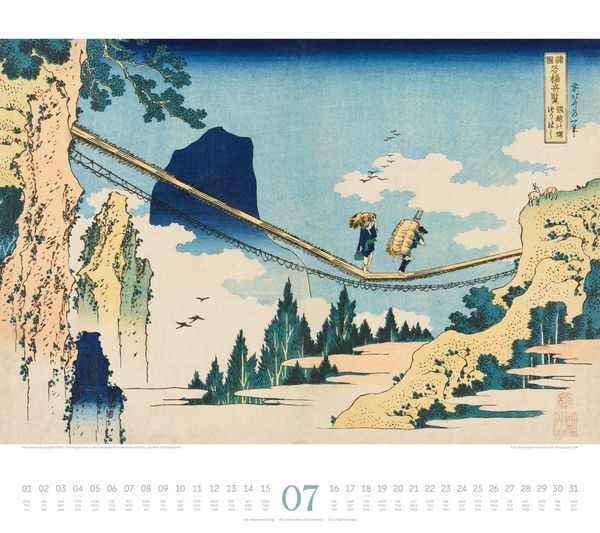 Produktbild: Hokusai Kalender 2027 | Hiroshige, Kuniyoshi, Kunisada