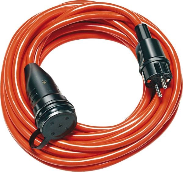 Brennenstuhl 1161640 Strom Verlängerungskabel Orange 20.00 m AT-N07V3V3-F 3G 1,5 mm²