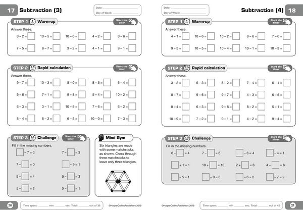 Produktbild: Letts 5-Minute Maths Mastery Age 5-6