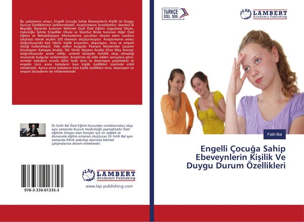 Produktbild: Engelli &Ccedil;ocu&iquest;a Sahip Ebeveynlerin Ki&iquest;ilik Ve Duygu Durum &Ouml;zellikleri