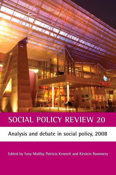 Produktbild: Social Policy Review 20