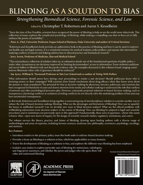 Produktbild: Blinding as a Solution to Bias