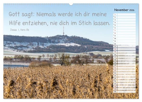 Produktbild: Heimat Hesselberg (hochwertiger Premium Wandkalender 2026 DIN A2 quer), Kunstdruck in Hochglanz